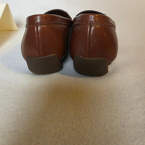 Lauren Brown Loafers Flats - Picture 4 of 9
